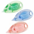 Корректирующая лента BRAUBERG PASTEL, 5 мм x 12 м, механизм перемотки, ВЫГОДНАЯ УПАКОВКА 3 штуки в блистере, 271252 271252