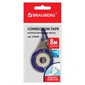 Корректирующая лента BRAUBERG, 4 мм х 8 м, в упаковке с европодвесом, 220640 220640