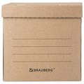 Короб архивный "Делопроизводство" (325х235х325 мм), с крышкой, гофрокартон, BRAUBERG, 129999 129999