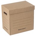 Короб архивный "Делопроизводство" (325х235х325 мм), с крышкой, гофрокартон, BRAUBERG, 129999 129999