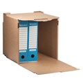 Короб архивный (330х310х340 мм) фронтальная загрузка для регистраторов/накопителей, липучка, гофрокартон, BRAUBERG, 122033 122033