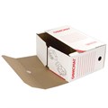 Короб архивный с клапаном А4 (260х325 мм), 150 мм, до 1400 листов, плотный, микрогофрокартон, БЕЛЫЙ, ОФИСМАГ, 123018 123018