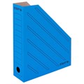 Лоток вертикальный для бумаг (260х320 мм), 75 мм, до 700 листов, микрогофрокартон, STAFF, СИНИЙ, 128882 128882