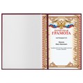 Папка адресная бумвинил с виньеткой, формат А4, бордовая, индивидуальная упаковка, STAFF "Basic", 129575 129575