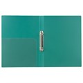 Папка на 2 кольцах BRAUBERG "Стандарт", 25 мм, зеленая, до 170 листов, 0,8 мм, 221613 221613