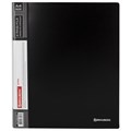 Папка на 4 кольцах, ширина 40 мм, BRAUBERG EXTRA, до 300 листов, ЧЕРНАЯ, 0,8 мм, 270547 270547