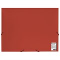 Папка на резинках BRAUBERG "Office", красная, до 300 листов, 500 мкм, 227711 227711