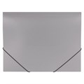 Папка на резинках BRAUBERG "Office", серая, до 300 листов, 500 мкм, 228079 228079