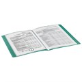 Папка 20 вкладышей BRAUBERG "Office", зеленая, 0,5 мм, 222627 222627
