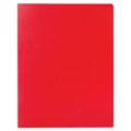 Папка 20 вкладышей STAFF, эконом, красная, 0,5 мм, 225694 225694