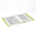 Папка 40 вкладышей BRAUBERG "Neon", 25 мм, неоновая, зеленая, 700 мкм, 227452 227452