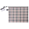 Папка-конверт на молнии А4 (335х243 мм), ткань в клетку, BRAUBERG "Checked", 223892 223892