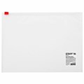 Папка-конверт на молнии МАЛОГО ФОРМАТА (245х190 мм), А5, прозрачная, 0,12 мм, STAFF, 224980 224980