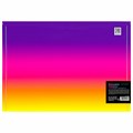 Папка-конверт с кнопкой BRAUBERG "Grade", А4, до 100 листов, желто-розовый градиент, 0,18 мм, 271964 271964