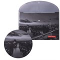 Папка-конверт с кнопкой BRAUBERG "NIGHT CITY", А4, 160 мкм, цветная печать, 228033 228033