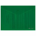 Папка-конверт с кнопкой BRAUBERG "SUPER", А4, матовая непрозрачная, зеленая, ПРОЧНАЯ 0,2 мм, 272877 272877
