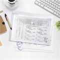Папка-конверт с кнопкой STAFF, А4, до 100 листов, прозрачная, 0,12 мм, 225173 225173