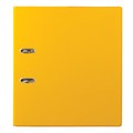 Папка-регистратор BRAUBERG с двухсторонним покрытием из ПВХ, 70 мм, желтая, 222650 222650