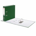 Папка-регистратор BRAUBERG с покрытием из ПВХ, 70 мм, зеленая (удвоенный срок службы), 221818 221818