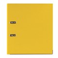 Папка-регистратор BRAUBERG с покрытием из ПВХ, 80 мм, с уголком, желтая (удвоенный срок службы), 227194 227194