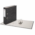 Папка-регистратор STAFF Basic БЮДЖЕТ с мраморным покрытием, 70 мм, без уголка, черный корешок, 880907 880907