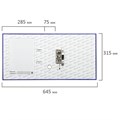 Папка-регистратор покрытие пластик, 75 мм, ПРОЧНАЯ, с уголком, BRAUBERG, синяя, 880909 880909
