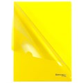 Папка-уголок жесткая А4, желтая, 0,15 мм, BRAUBERG EXTRA, 271705 271705
