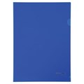 Папка-уголок жесткая, непрозрачная BRAUBERG, синяя, 0,15 мм, 224880 224880