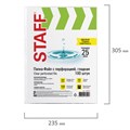 Папки-файлы перфорированные А4 STAFF "ЭКОНОМ", КОМПЛЕКТ 100 шт., гладкие, 25 мкм, 228504 228504