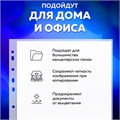 Папки-файлы перфорированные БОЛЬШОЙ ВМЕСТИМОСТИ до 200 листов, А4, КОМПЛЕКТ 10 шт., 180 мкм, BRAUBERG, 226833 226833