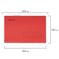 Подвесные папки A4/Foolscap (404х240 мм) до 80 л., КОМПЛЕКТ 10 шт., красные, картон, STAFF, 270936 270936
