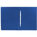 Папка с пластиковым скоросшивателем BRAUBERG "Office", синяя, до 100 листов, 0,5 мм, 222644 222644