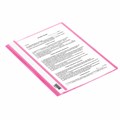 Скоросшиватель пластиковый BRAUBERG, А4, 130/180 мкм, розовый, 228672 228672