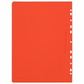 Скоросшиватель пластиковый с перфорацией BRAUBERG EXTRA, А4, 140/180 мкм, красный, 272898 272898