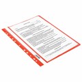 Скоросшиватель пластиковый с перфорацией BRAUBERG EXTRA, А4, 140/180 мкм, красный, 272898 272898