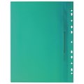 Скоросшиватель пластиковый с перфорацией BRAUBERG, А4, 140/180 мкм, зеленый, 226581 226581