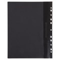 Скоросшиватель пластиковый с перфорацией BRAUBERG, А4, 140/180 мкм, черный, 226586 226586
