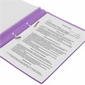 Скоросшиватель пластиковый с перфорацией STAFF, А4, 100/120 мкм, фиолетовый, 271720 271720