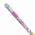 Карандаш чернографитный ЮНЛАНДИЯ "ЕДИНОРОГИ", 1 шт., HB, с ластиком, корпус ассорти, 181780 181780