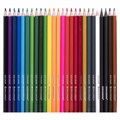 Карандаши цветные BRAUBERG PREMIUM 24 цвета + 2 чернографитных карандаша, трехгранные, грифель 3 мм, 181937 181937