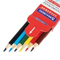 Карандаши цветные мягкие BRAUBERG АКАДЕМИЯ, 6 цветов, шестигранные, грифель 3 мм, натуральное дерево, 181863 181863