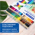 Карандаши цветные супермягкие яркие BRAUBERG MAX, 50 цветов, трехгранные, грифель 3,3 мм, натуральное дерево, 181860 181860