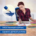Карандаши цветные супермягкие яркие BRAUBERG MAX, 50 цветов, трехгранные, грифель 3,3 мм, натуральное дерево, 181860 181860