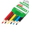 Карандаши цветные утолщенные BRAUBERG KIDS, 6 цветов, шестигранные, грифель 5 мм, натуральное дерево, 181877 181877