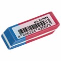 Ластик BRAUBERG "Assistant 80", 41х14х8 мм, красно-синий, прямоугольный, скошенные края, 221034 221034