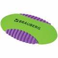 Ластик BRAUBERG "Mix S", 58х33х13 мм, цвет ассорти, 228724 228724