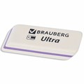Ластик BRAUBERG "Ultra", 50х14х8 мм, белый, детали ассорти, натуральный каучук, 228704 228704
