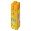 Ластик ЮНЛАНДИЯ "Башенки", 64х15х15 мм, цвет ассорти, картонный держатель, 228719 228719