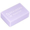 Ластики BRAUBERG "Pastel Soft" НАБОР 12 шт., размер ластика 31х20х10 мм, экологичный ПВХ, 229598 229598