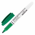 Маркер стираемый для белой доски ЗЕЛЕНЫЙ, BRAUBERG, 4 мм, с клипом, эргономичный корпус, 150849 150849